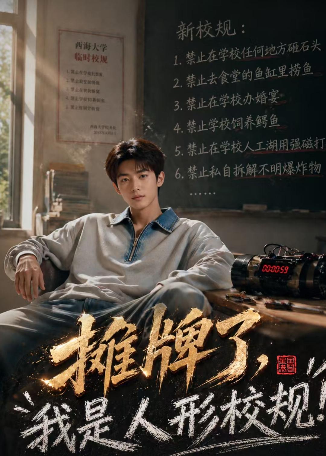 摊牌了，我是人形校规 Ai漫剧